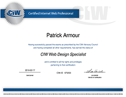 CIW Web Design Specialist Certification